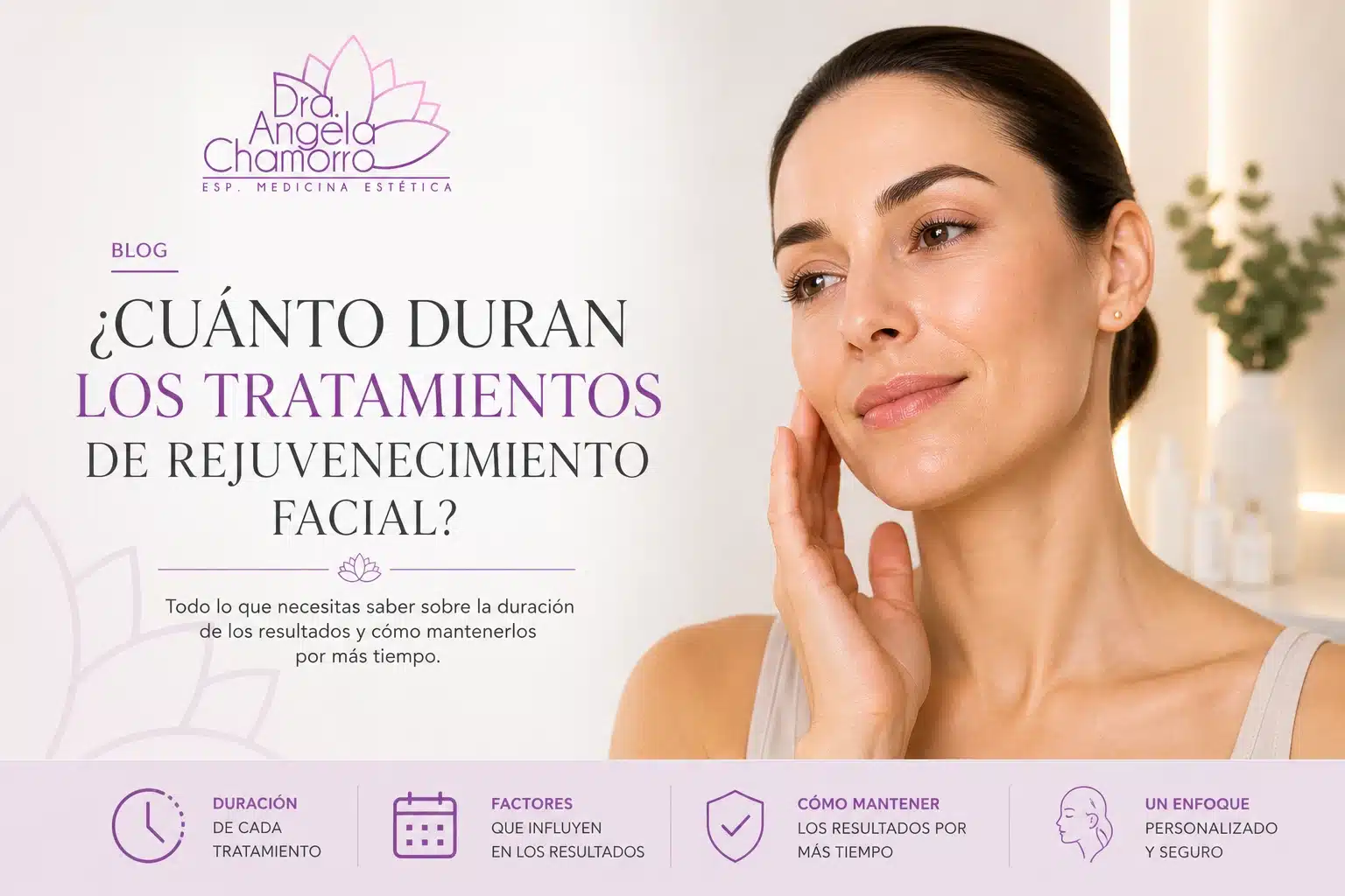 imagen principal del articulo ¿cuánto duran los tratamientos de rejuvenecimiento facial?